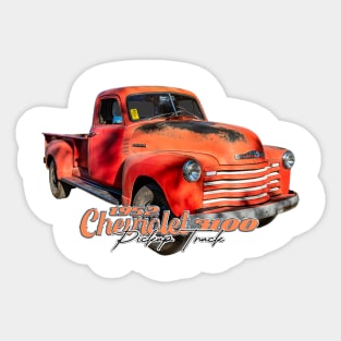 1952 Chevrolet 3100 Pickup Truck Sticker